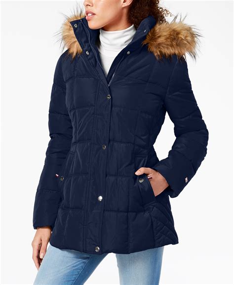 tommy hilfiger ladies winter coats|tommy hilfiger winter collection.